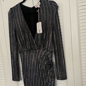 Black Sequence Evening dress